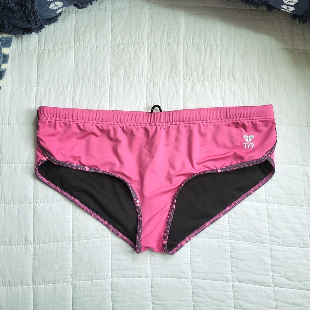 TYR Swim Bottoms, XL, Galaxy Pink